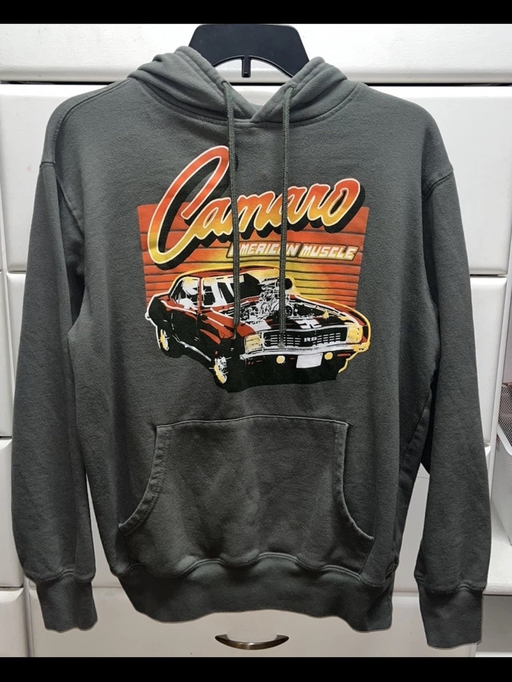 GM Official Licensed Product Camaro American Muscle Classic Car Hoodie Medium